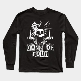 gang of four skeleton punk Long Sleeve T-Shirt